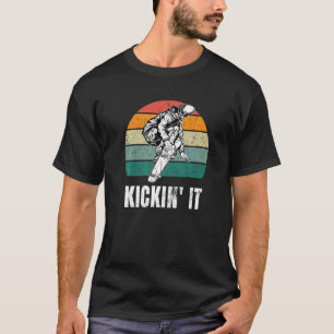 Camiseta Vintage Retro Skateboard Skull Skate