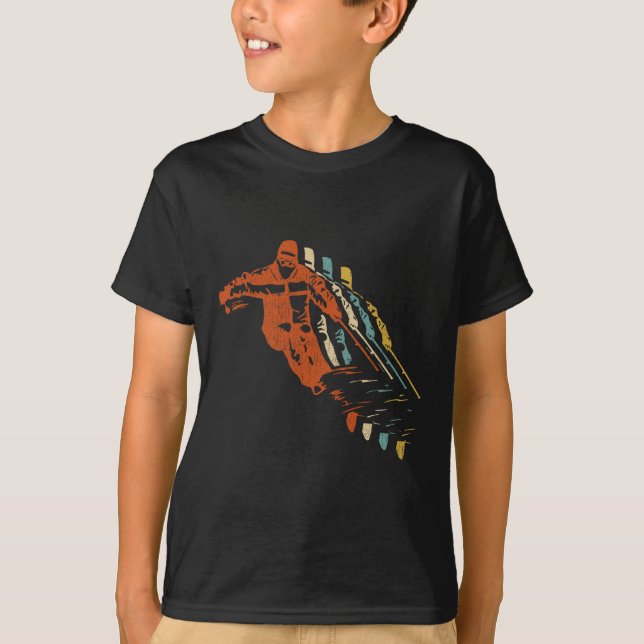 Camiseta Vintage Retro Ski 80s 90s (Frente)