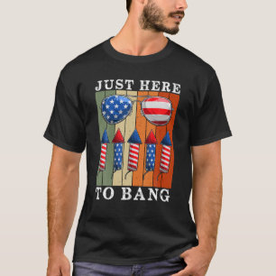 Camiseta Vintage Retro Só Aqui Para Pegar O Engraçado Dir