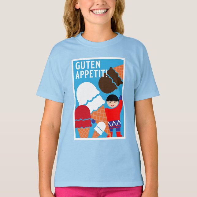 Camiseta Vintage Retro Sorvete Art (Frente)