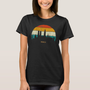 Camiseta Vintage Retro Style Alemanha arranha-céu cidade