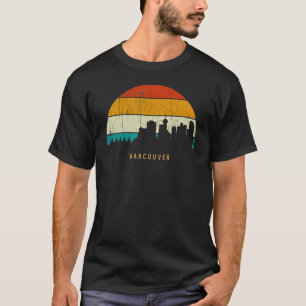 Camiseta Vintage Retro Style Canada Skyline cityscape na ci