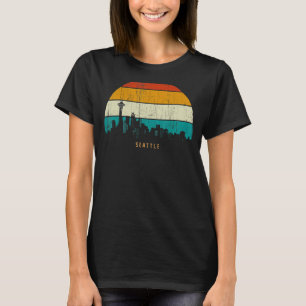 Camiseta Vintage Retro Style City in Washington State Skyli