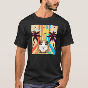 Camiseta Vintage Retro Style Summer Sunset Animal Rodent Gu
