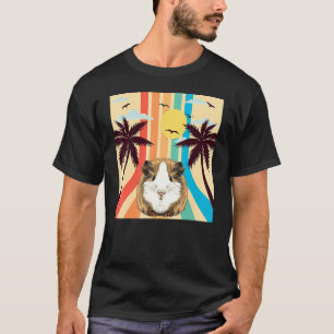 Camiseta Vintage Retro Style Summer Sunset Animal Rodent Gu