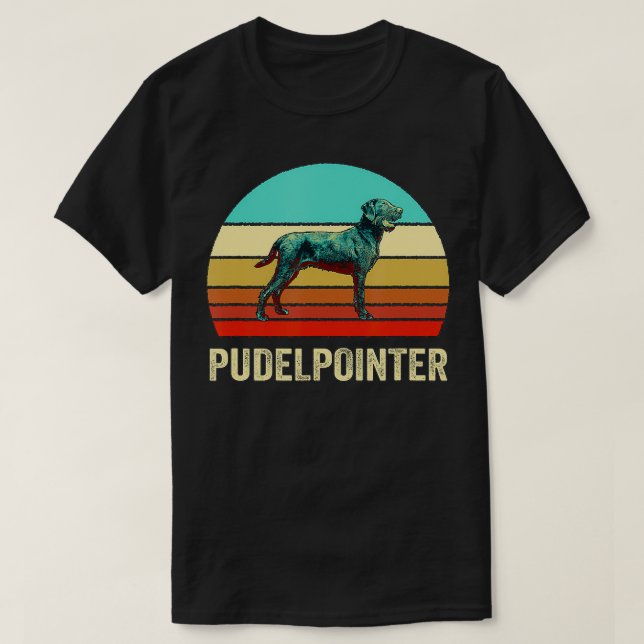 Camiseta Vintage Retro Style Sunset Pudelponder (Frente do Design)