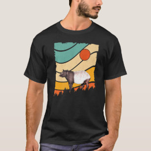 Camiseta Vintage Retro Style Tapir Selvagem Solar