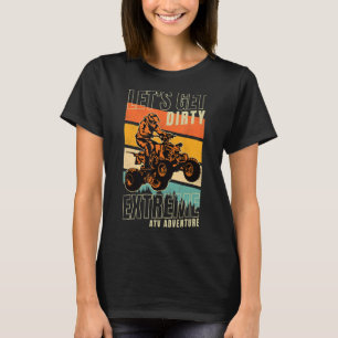 Camiseta Vintage Retro Style UTV Quad Ofroad extreme ATV a