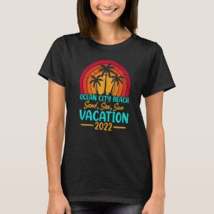 Camiseta Vintage Retro Summer Vacation 2022 Maryland Ocean