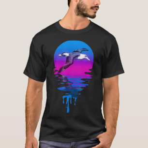 Camiseta Vintage Retro Sunset Albatroz