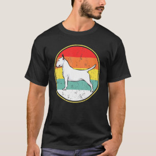 Camiseta Vintage Retro Sunset Bull Terrier Dog