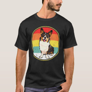 Camiseta Vintage Retro Sunset Cardigan Welsh Corgi