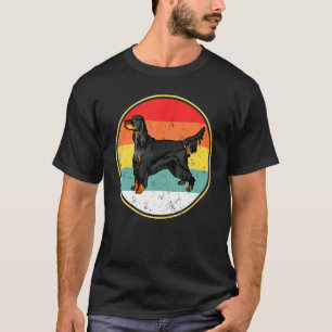 Camiseta Vintage Retro Sunset Gordon Setter Dog