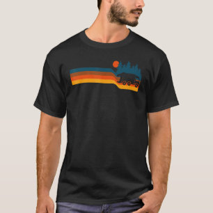 Camiseta Vintage Retro Sunset Reciclagem Kids Garbage