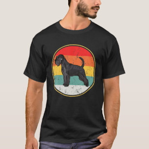 Camiseta Vintage Retro Sunset Standard Schnauzer