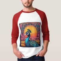 Vintage Retro Sunset T Shirt - Legal Peacock Baby