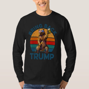 Camiseta Vintage Retro Sunset Traga De Volta Trum P Origina