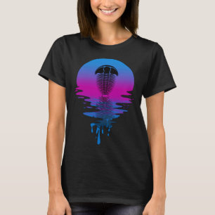Camiseta Vintage Retro Sunset Trilobite