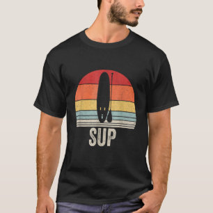 Camiseta Vintage Retro Suporte Conselho Paddleboard Para Ci