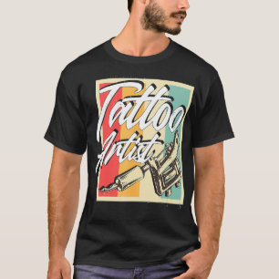 Camiseta Vintage Retro Tattoo Artist Style Tattoo Lover Gi