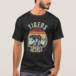 Camiseta Vintage Retro Tigres São O Meu Espírito Animal Tig