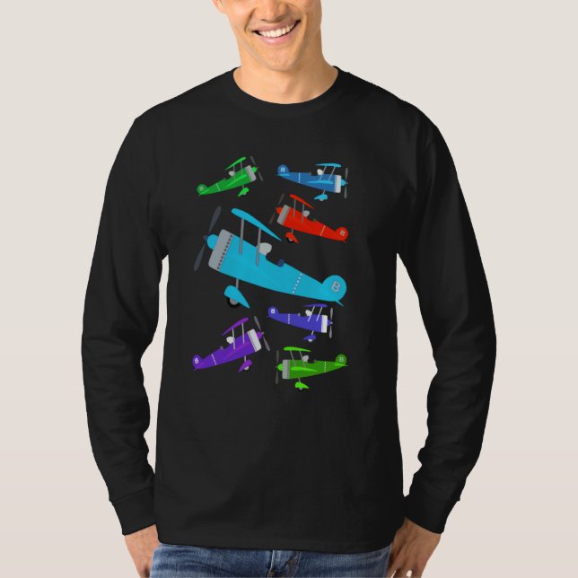 Camiseta Vintage Retro Toy Planes (Frente)