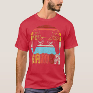 Camiseta Vintage Retro Video Game Player Boys ns Men