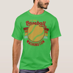 Camiseta Vintage Retro Washington Baseball Est 1969 Basebal