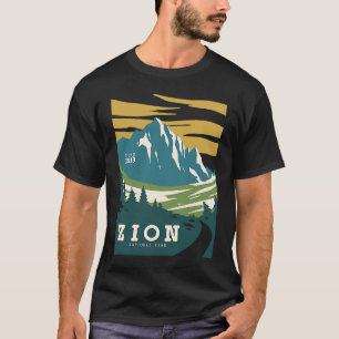 Camiseta Vintage Retro Zion National Park Utah Souvenir