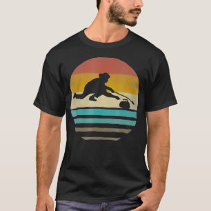 Camiseta Vintage retrógrado em curva 70s Silhouette em difi
