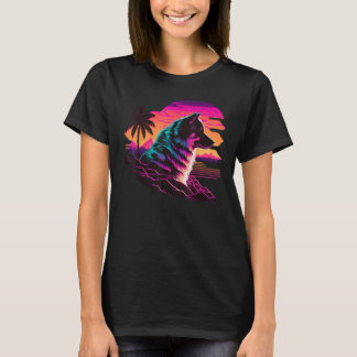 Camiseta Vintage Retrowave Synthwave 80s Vaporwave Alaskan