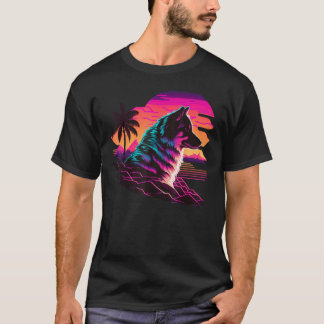Camiseta Vintage Retrowave Synthwave 80s Vaporwave Alaskan