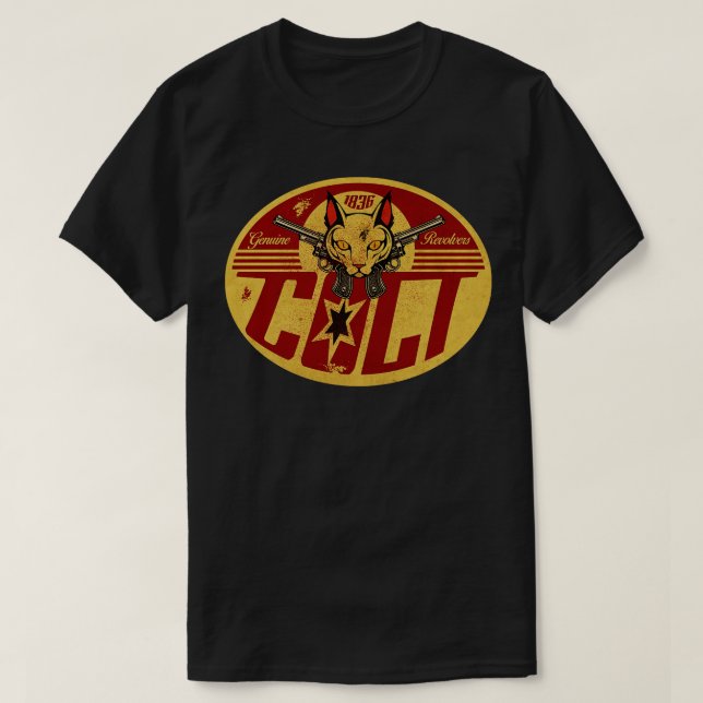 Camiseta Vintage Revolvers Sinal (Frente do Design)