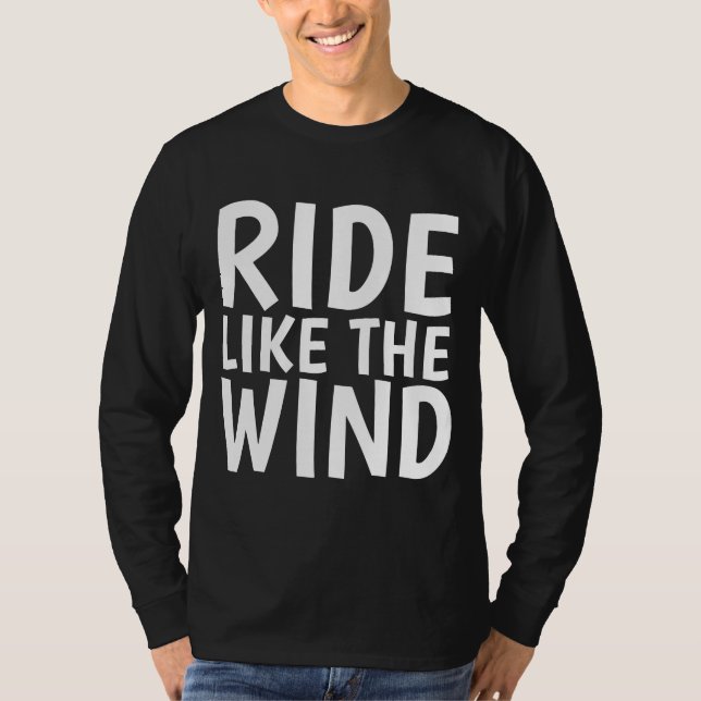 Camiseta Vintage, RIDE COMO A T-shirts EÓLICAS (Frente)
