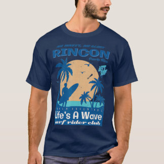 Camiseta Vintage Rincon Porto Rico Surf Rider Club