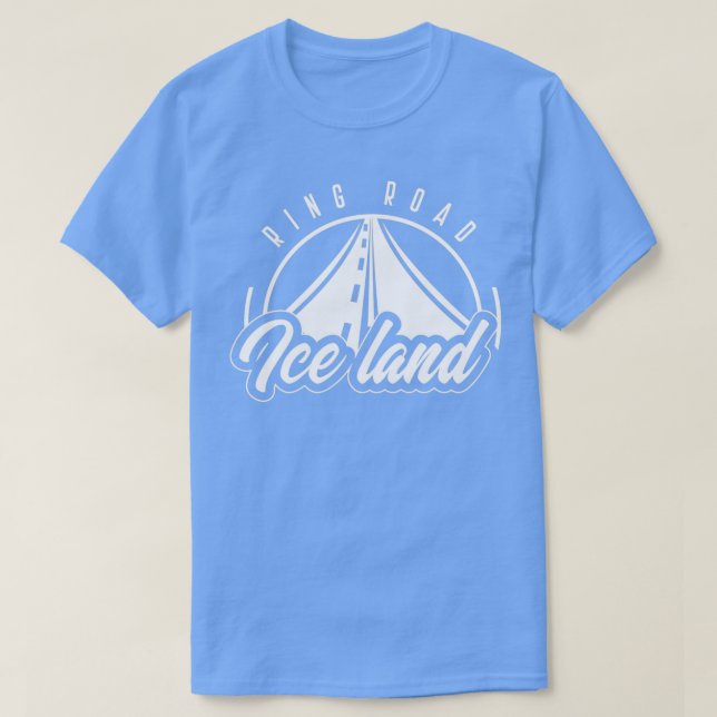 Camiseta Vintage Rind Road Islândia Viagem (Frente do Design)