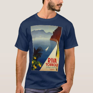 Camiseta Vintage Riva Torbole Lago de Garda Itália