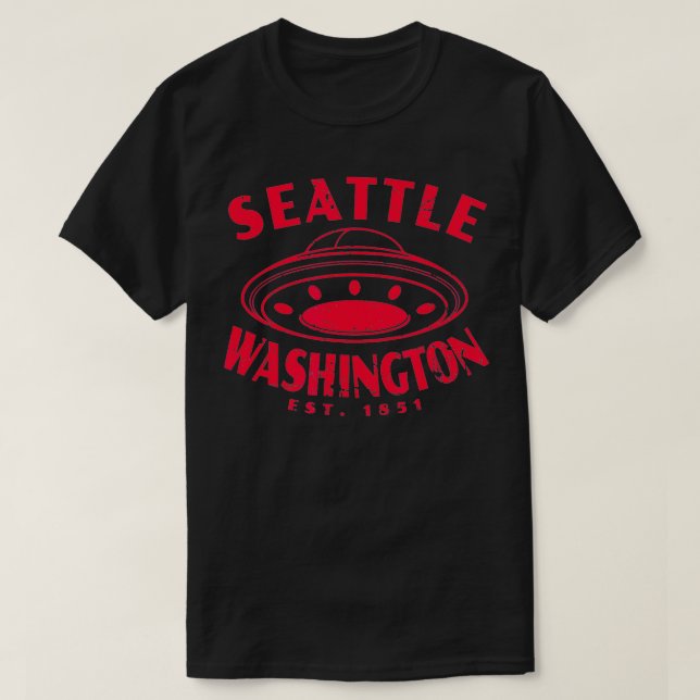 Camiseta Vintage Road Trip Seattle Washington Souvenir (Frente do Design)