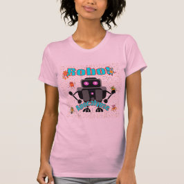 Camiseta Vintage Robot Classic Funny Atacada pela Cuteness