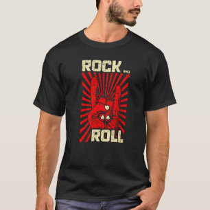 Camiseta Vintage Rock And Roll Music Retro Rock And Roll 9