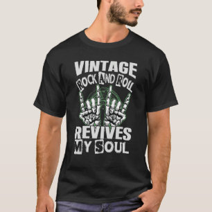 Camiseta Vintage Rock And Roll Reaviva Meus Concertos De Al