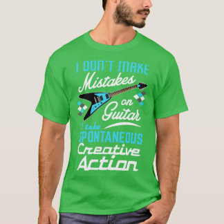 Camiseta Vintage RocknRoll Guitar Ação 1