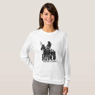 Camiseta Vintage Rodeo Vibes - Garota Branca e Negra