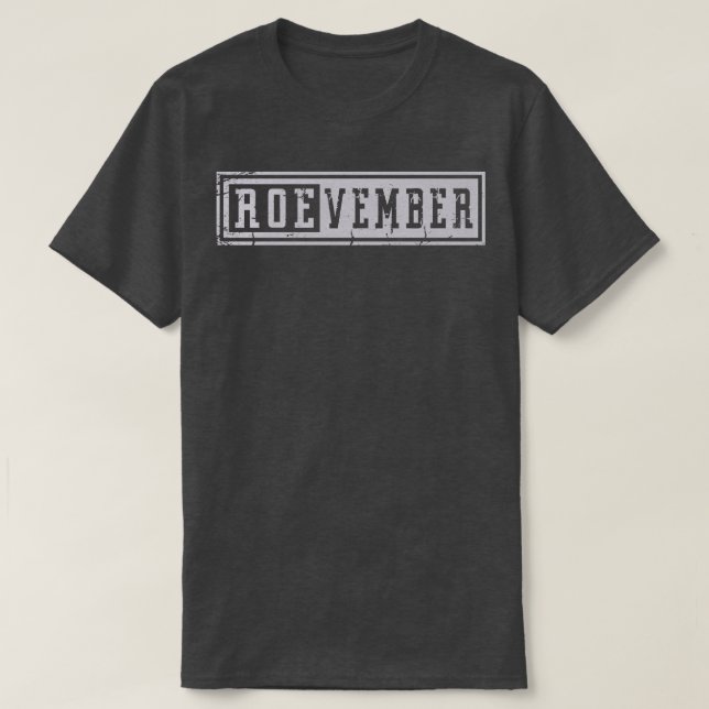 Camiseta Vintage Roevember Womens Rights (Frente do Design)