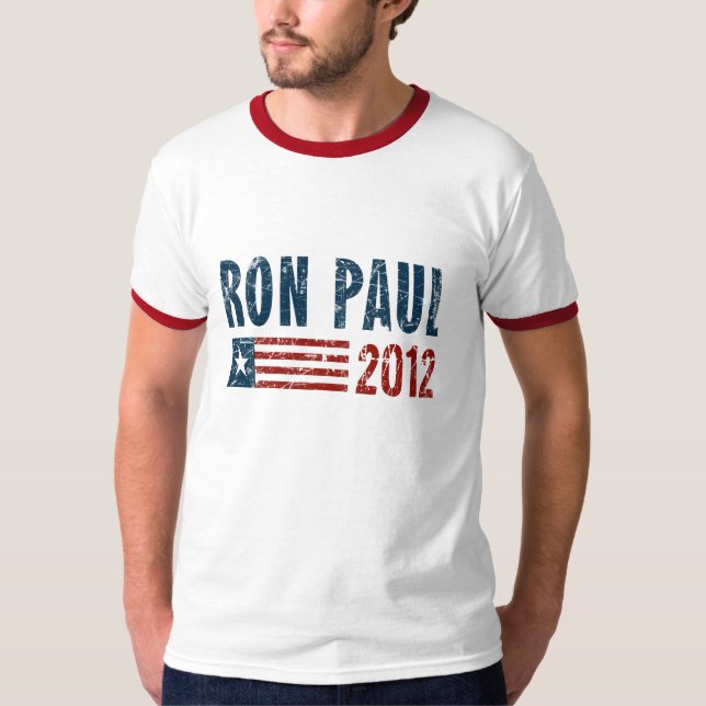 Camiseta Vintage Ron Paul (Frente)
