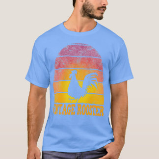 Camiseta Vintage Rooster Sunset Design Triblend