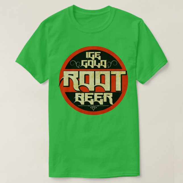 Camiseta Vintage Root Beer (Frente do Design)