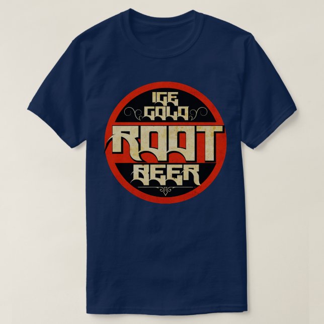 Camiseta Vintage Root Beer (Frente do Design)