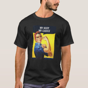 Camiseta Vintage Rosie, O Diário Meu Corpo, Minha Escolha F