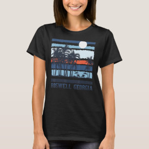 Camiseta Vintage Roswell Georgia Summer Viagem 80s Beach So